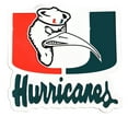 thumbnail image 1 of NCAA Wall Plaque by Key Largo Adirondack - University of Miami, IBIS Logo, 1 of 3