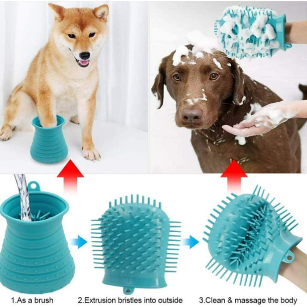 Nettoyeur de pattes de chien, nettoyeur de pattes d'animaux, tasse