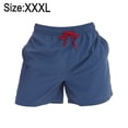 thumbnail image 2 of Pantalones deportivos casuales antisalpicaduras con diseño de hojas de loto transpirables para hombre, pantalones cortos de playa para hombre, 2 of 6