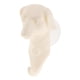 thumbnail image 1 of Perro Caballo Cabeza de animal Gancho de pared simple Habitación para niños para proteger Bufanda Llaves Bufanda Soporte para colgar 5 kg Perro blanco, 1 of 6