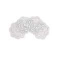 thumbnail image 4 of 4PCS 8.6 Inch Doilies Crochet Round Lace Doily Handmade Placemats Cotton Crocheted Coasters (White) js, 4 of 5