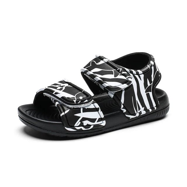 Baby Boy Sandal Summer Cartoon Spider Man Mickey Mouse Non-slip Beach Shoes Kid Girl Waterproof Children Breathable Slippers