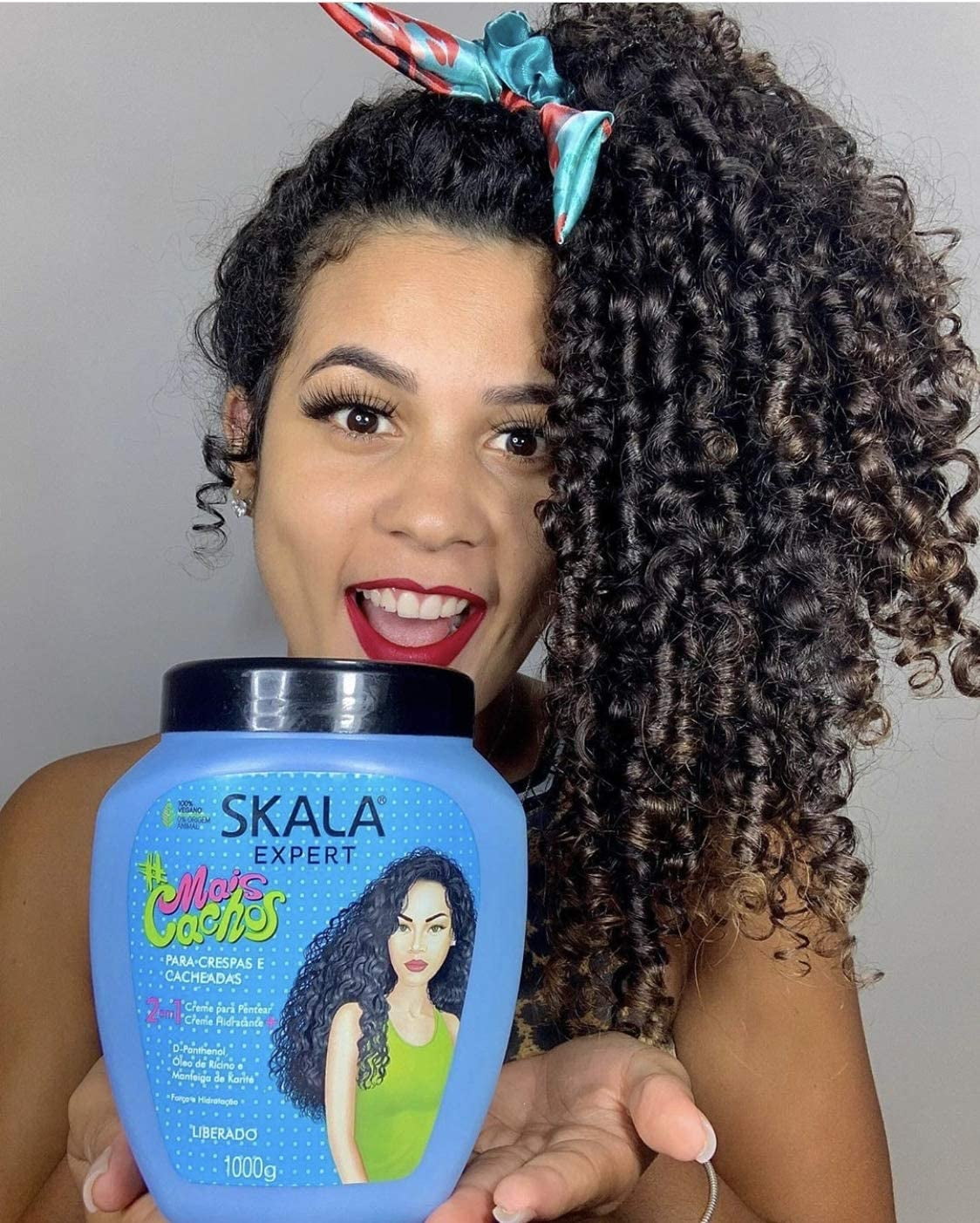 SKALA EXPERT 2 in 1 Hair Treatment Conditioner Curly Hair / Mais Cachos Expert 35.2 oz Plastic Jar