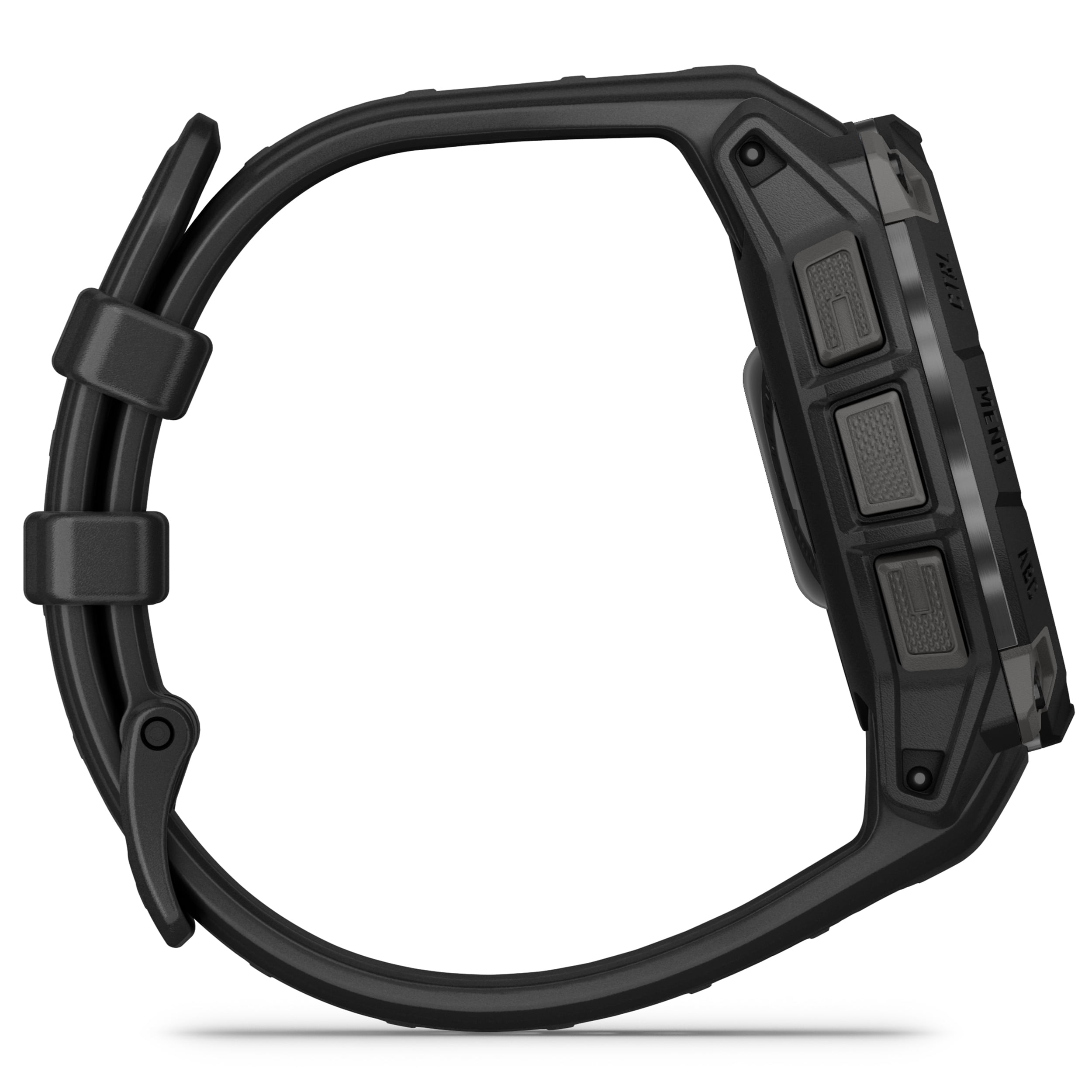 Garmin Instinct 3 45mm (Black) AMOLED Rugged Outdoor GPS Smartwatch Gift Box Bundle with PlayBetter HD Screen Protectors, Wall Adapter & Case