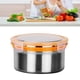 thumbnail image 5 of Lonchera, Portátil Duradero de 1000 ml de contenedor de Alimentos de acero inoxidable multifunción redonda para acampar, 5 of 7