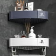 Stylish Corner Bathroom Counter Organizer Practical Bathroom Organizer