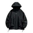 thumbnail image 1 of Styesk Jackets for Men Men's Spring And Charge Coat Thin Outdoor Mountaineering And Riding Windproof Work Coat, 1 of 4