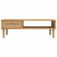 thumbnail image 3 of vidaXL Coffee Table SENJA Rattan Look Brown 100x55x33 cm Solid Wood, 3 of 5