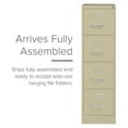 thumbnail image 3 of 25" Deep Commercial 4 Drawer Letter Size High Side Vertical File Cabinet Color: Putty, Fully Assembled, 3 of 17