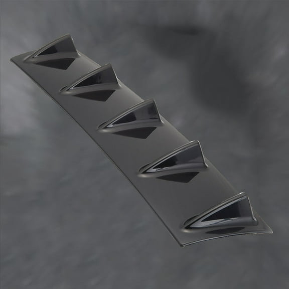 GOOHOCHY  Universal Rear Bumper Diffuser Shark Fin Car Styling Cars Black