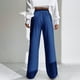 zanvin Femmes Pantalons de Survêtement Taille Haute Joggers Coton Pantalons de Sport avec Poches, Bleu, M – image 5 sur 6