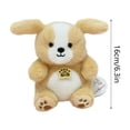 thumbnail image 3 of 2026 New Stuffed Bunny Toys, Easter Bunny Plush Toys, Huggable Walking Talking Simulated Electric Plush Pet Gift with Cage and Accessories for Birthdays Holidays Party Gifts (6.3 inch, Arctic Fox), 3 of 6