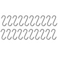 thumbnail image 2 of 20pcs Stainless Steel Hooks With Sharp Tip For Butcher Shop For Kitchen Hot And Cold Smoking Practical Hook, 2 of 5