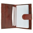 thumbnail image 4 of Genuine Eel Skin Credit Card Case with Snap Closure E 570, 4 of 33