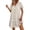 #0231-Beige, variant on Womens Summer Shirt Dress 2026 Casual Ruffle Short Sleeve Button Down Flowy Swing Shift Mini Dresses with Pockets