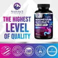 thumbnail image 2 of Magnesium Glycinate Supplement 250mg - 100% Chelated & Purified - to Support Sleep, Heart Health, Muscles, & Bone Strength - Best Absorption Magnesium Glycinate Capsules, Bottled in USA - 60 Tablets, 2 of 9