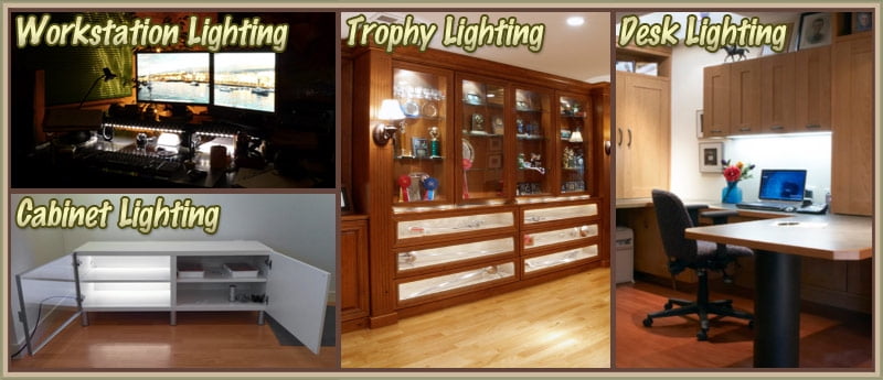 under desk hutch lighting