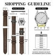 thumbnail image 4 of Genuine Leather Watch Bands Quick Release, Crazy Horse Leather Watch Straps for Men and Women, Band Width 16mm,Gold Stainless Steel Buckle, 4 of 7