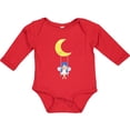 thumbnail image 3 of Inktastic Cute Fairy, Fairy On The Moon, Fairy On A Swing Girls Long Sleeve Baby Bodysuit, 3 of 5