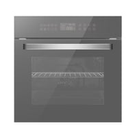 Empava 24 In. Electric Built-in Convection Wall Oven with LED Display Touch in Stainless Steel