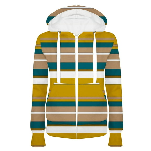 Fashion Hoodies for Womens Pullover Zip Up Plus Size Casual Hooded Slim Zipper Fleece Sweater Coat Gfit for Women