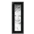 thumbnail image 2 of ArtToFrames 4" x 15" Black Engraved Edges Picture Frame, 4x15 inch Black Wood Poster Frame (WOM-4055), 3 Pack, 2 of 7