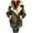 Green, variant on KIHOUT Jackets for Women Womens Warm Faux Coat Cardigan Winter Solid Long Sleeve Outerwear