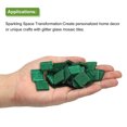 thumbnail image 4 of Uxcell Mosaic Tiles, Glass Tiles 2 x 2cm for DIY Crafts, 25Pack(100g, Green), 4 of 6
