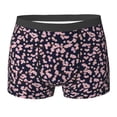 thumbnail image 6 of Men's Boxer Briefs, Flower pink Soft Comfy Mens Underwear Boxer Briefs Breathable With Widen Waist, 6 of 7