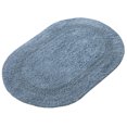 thumbnail image 4 of Chesapeake Bath essential Blue Jay cotton oval Rug (19"x29"), 4 of 4
