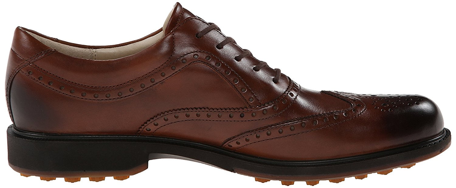 ECCO Men's Tour Hybrid Wingtip Golf Shoes Walnut (47.0 EU / 13