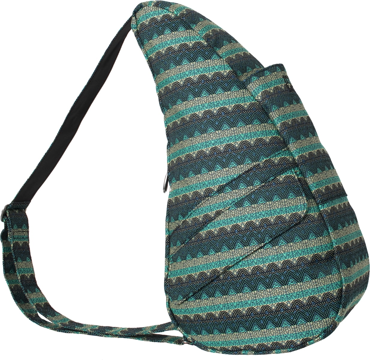 AmeriBag 17" Print Crossbody Sling Healthy Back Bag (Ric Rac)
