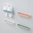 thumbnail image 2 of Wall Mounted Shoe Rack With Sticky Hanging Strips Space Saving Storage Organizer, 2 of 7