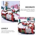 thumbnail image 4 of Minkissy 1 Set Christmas Train Toy Assorted Color Plastic Small Train for Kids Tabletop Display, 4 of 7