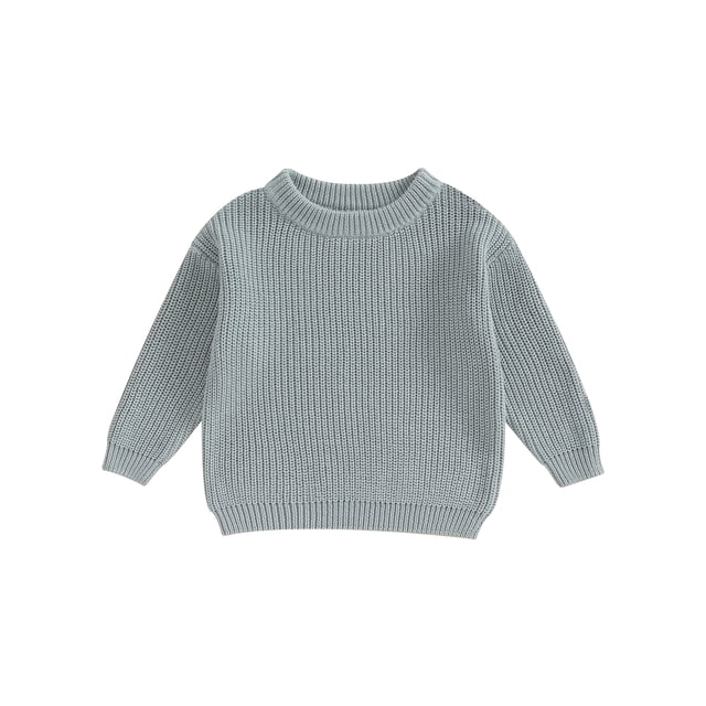 Faithtur Bambin Pull d'Automne, Tricot à Manches Longues Manches Rondes Pull Hiver Sweatshirt