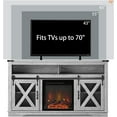 Okvnbjk Fireplace TV Stand for TVs up to 70", Entertainment Center with
