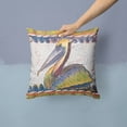 thumbnail image 2 of Caroline's Treasures 8057PW1414 Pelican Fabric Decorative Pillow, 14Hx14W, multicolor, 2 of 4