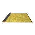 thumbnail image 2 of Ahgly Company Indoor Round Abstract Yellow Modern Area Rugs, 6' Round, 2 of 4