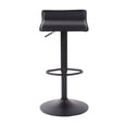 thumbnail image 3 of Set de 2 Bancos para Barra HOMEMAKE FURNITURE Todo Negro Altura Ajustable Giratorio 360, 3 of 6