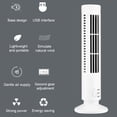 thumbnail image 1 of pitrice USB Standing Tower Fans Bladeless Floor Air Conditioner Humidifier Energy-Saving Slim Design Conditioning Ventilator Fan White, 1 of 7