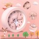 thumbnail image 3 of Despertador para niños que no hace tictac, despertador de viaje ruidoso, reloj de escritorio con campanas dobles iluminadas para habitaciones de niños (rosa) JAMW Sencillez, 3 of 5