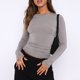 thumbnail image 2 of Mujeres Sexy Camisetas Pullover Stretch Tees Top Color Sólido Entrenamiento Top Gimnasio Camisetas FLhrweasw Nuevo, 2 of 7