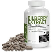 Bronson Bilberry with Lutein, 120 Capsules