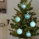 thumbnail image 4 of Set Navideño Colgante Navideño Pintado Con Efecto Rayado Vintage Colgante Con Adorno Navideño Decoración Para Árbol De Navidad Y Fiestas Navideñas (16 Colgantes), 4 of 7