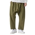 thumbnail image 1 of Afdoent Pants For Men Cargo Pants Solid Color Casual Straight Pants Breathable, 1 of 5