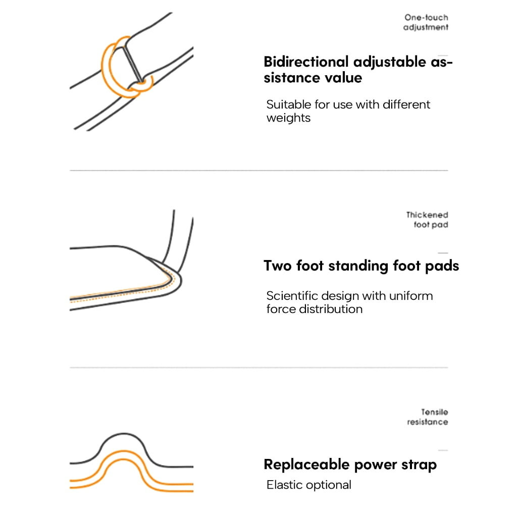 ZPAQI Elastic Straps 40/60kg Pull Up Assist Bands Exercise Equipment for Homes Gym