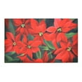 thumbnail image 2 of Stephan Roberts Home STRB-15799-12 18 x 30 in. Crumb Rubber Door Mat, Poinsettia, 2 of 3