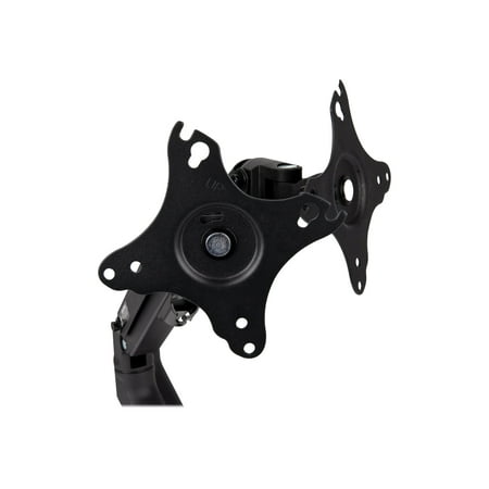 Mind Reader - Dual Monitor Stand, Adjustable - Black