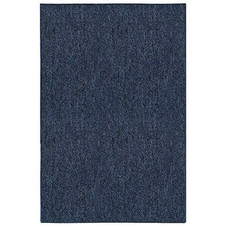 Galaxy Way Solid Color Indoor Outdoor Area Rugs Petrol Blue 12
