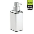 thumbnail image 2 of iDesign Bathroom Aluminum Square Soap Dispenser, Silver, 2 of 6